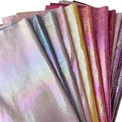 Patró floral hologràfic EMBOSSING PU PU Sintètic Sintètic de color de neó de color faux Vinil Fabric per a bosses\/Decoració Accessoris